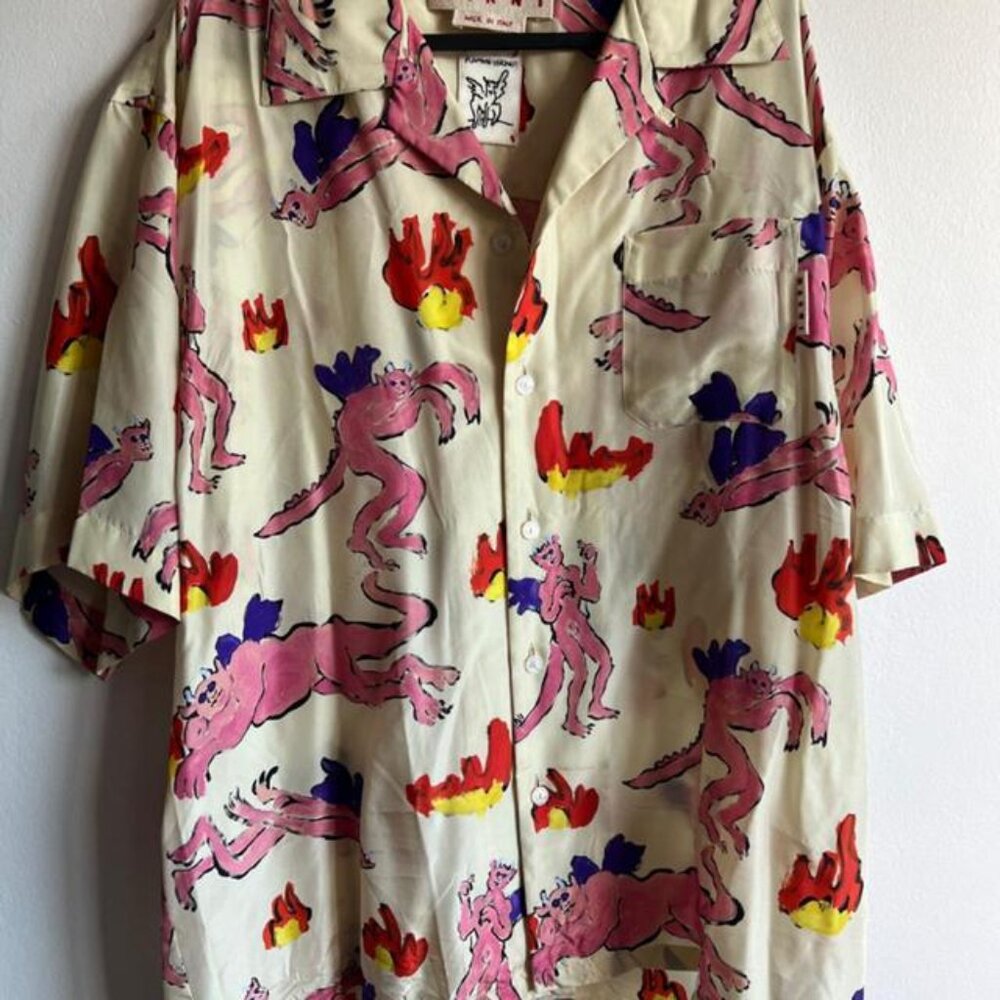 Marni Men's Multi and Cream Shirts